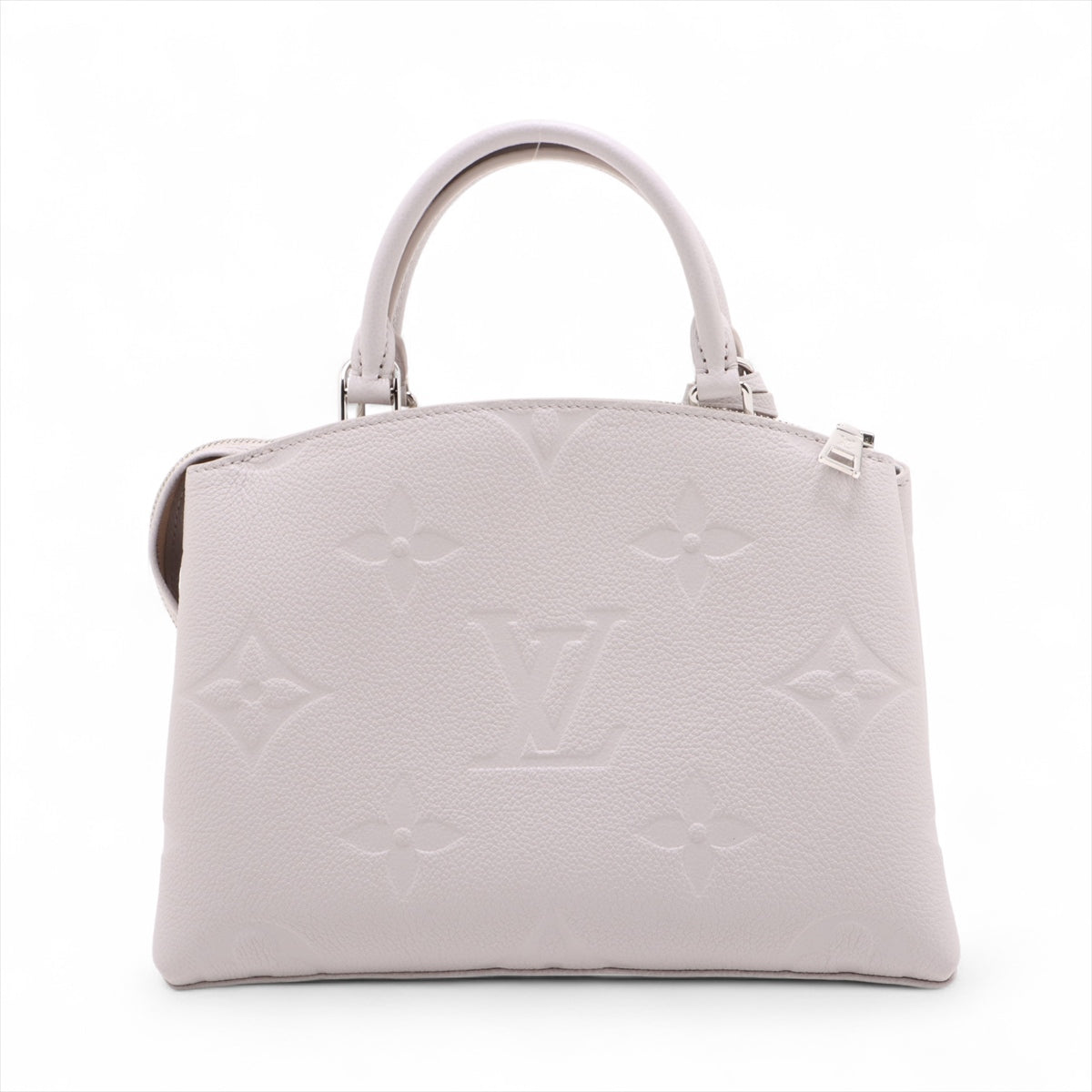 Second hand Louis Vuitton Petit Palais Leather Empreinte Tote Handbag Brume - Tabita Bags