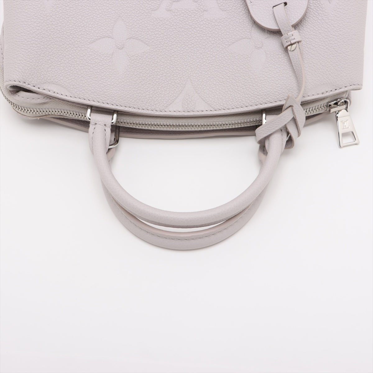 Second hand Louis Vuitton Petit Palais Leather Empreinte Tote Handbag Brume - Tabita Bags