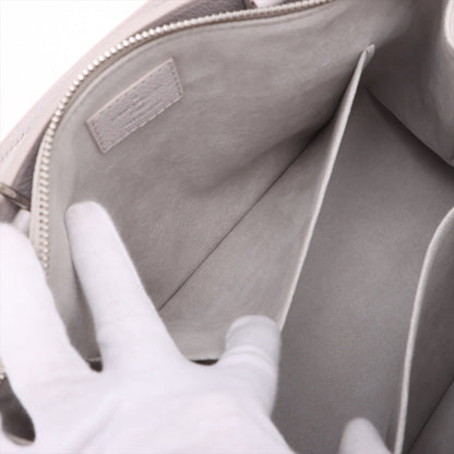 Second hand Louis Vuitton Petit Palais Leather Empreinte Tote Handbag Brume - Tabita Bags