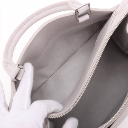 Second hand Louis Vuitton Petit Palais Leather Empreinte Tote Handbag Brume - Tabita Bags