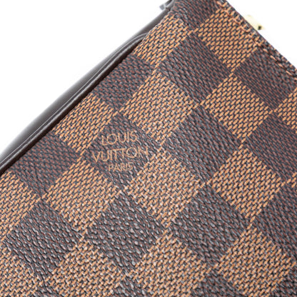 Second hand Louis Vuitton Pochette Canvas Pouch Clutch Damier Ebene - Tabita Bags