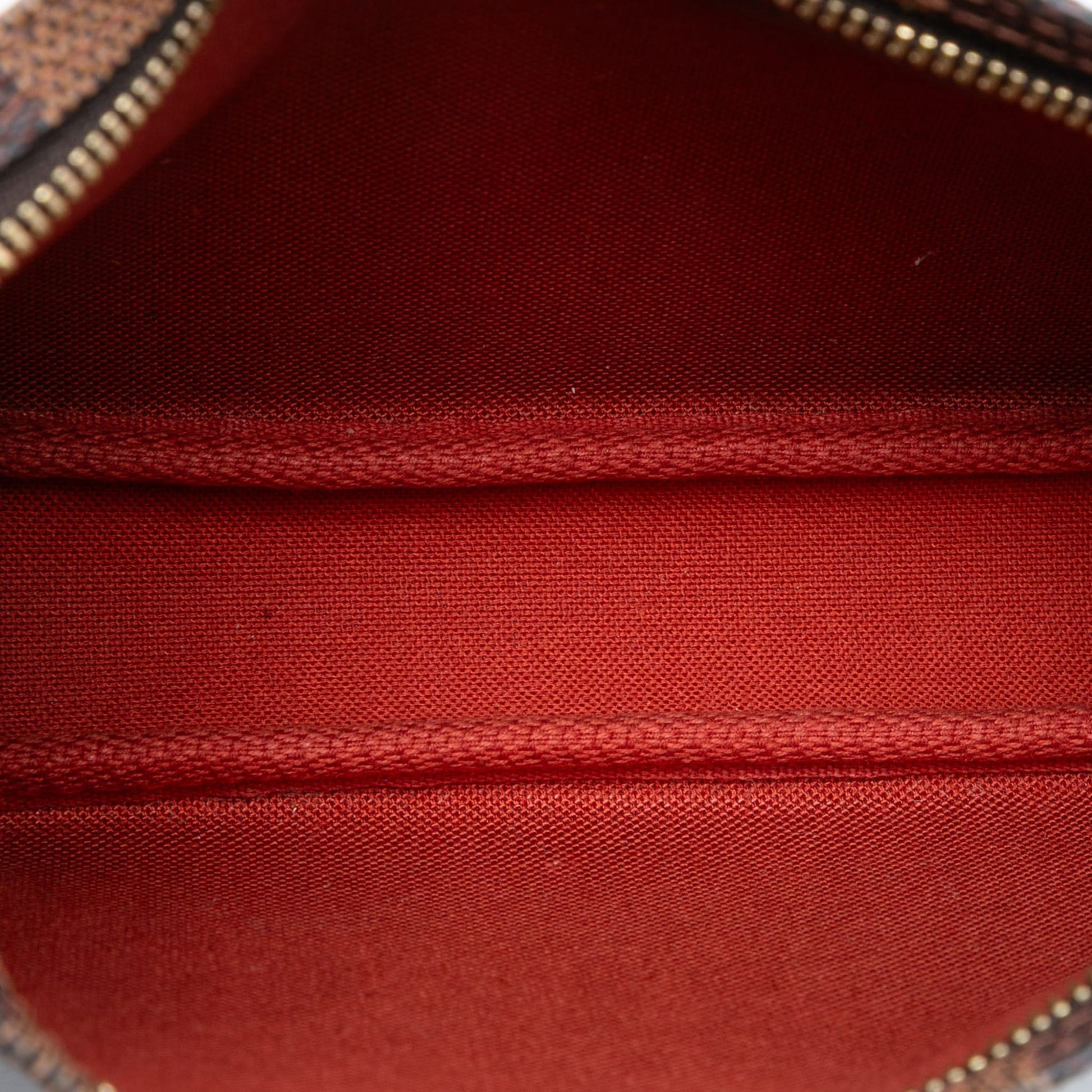 Second hand Louis Vuitton Pochette Canvas Pouch Clutch Damier Ebene - Tabita Bags