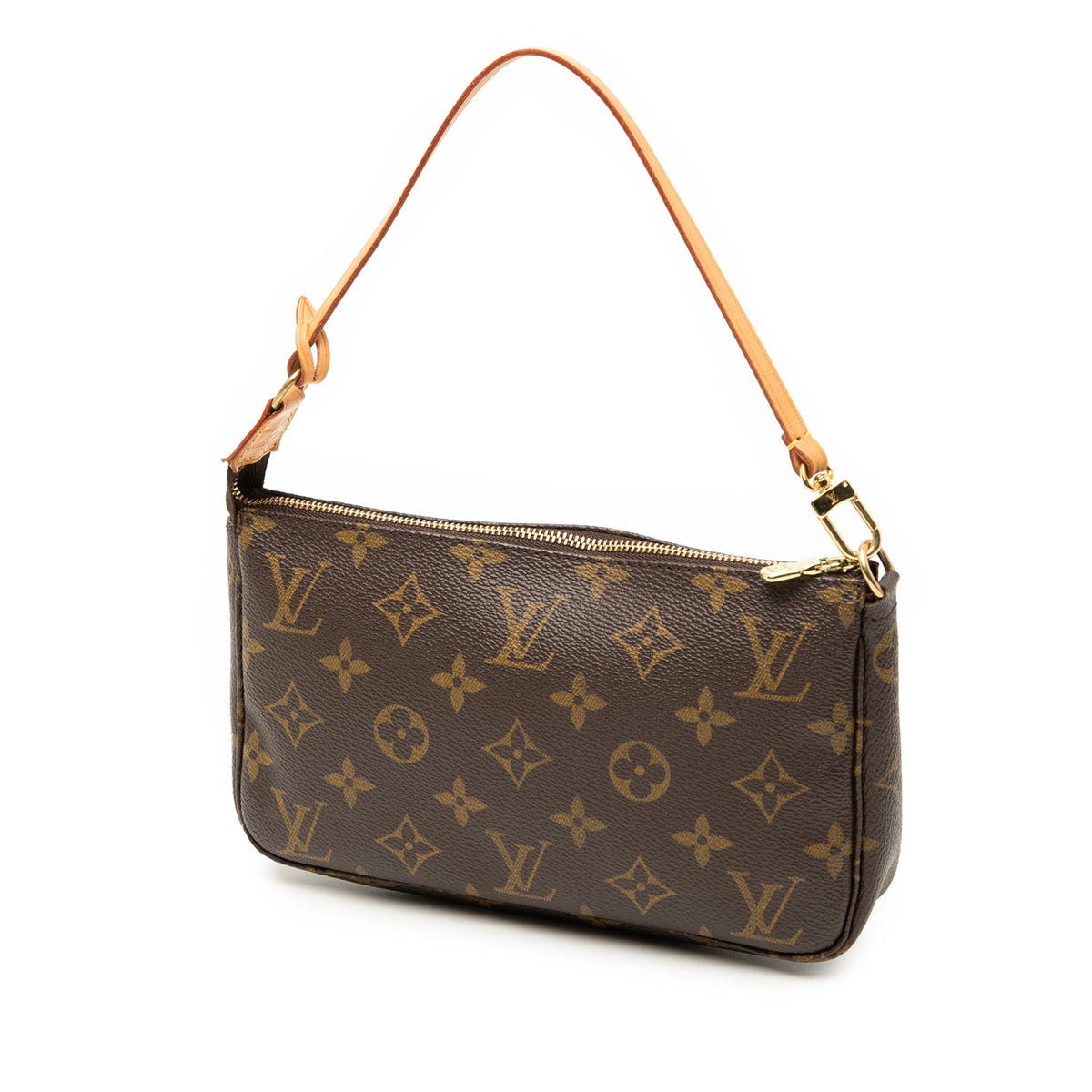 Second hand Louis Vuitton Pochette Canvas Pouch Clutch Monogram - Tabita Bags