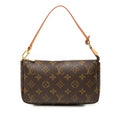 Second hand Louis Vuitton Pochette Canvas Pouch Clutch Monogram - Tabita Bags