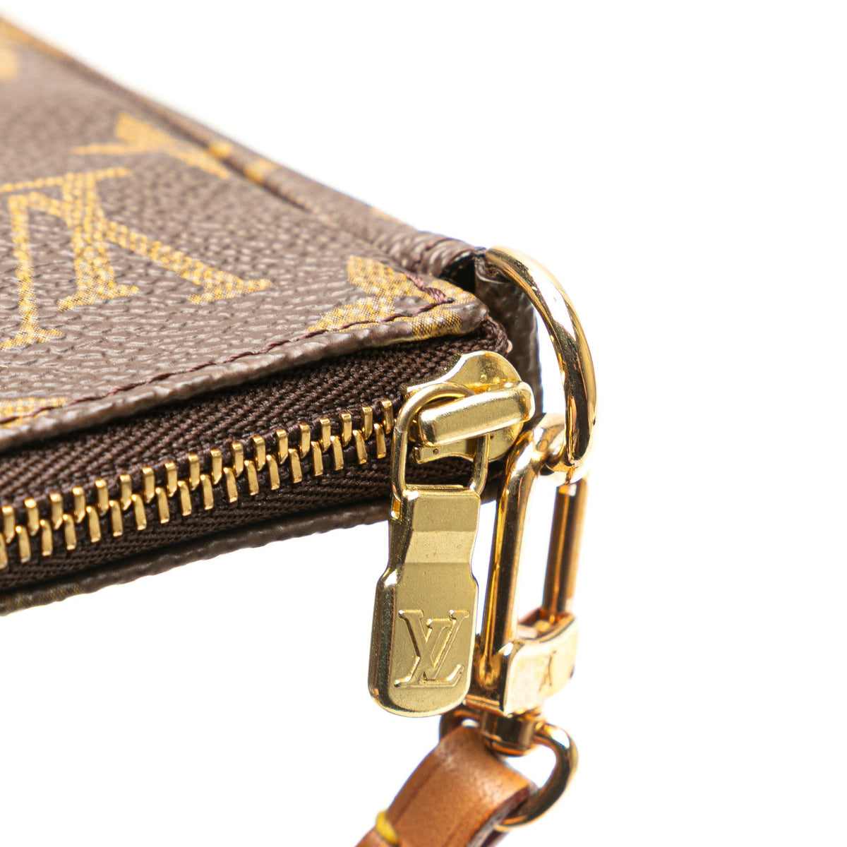 Second hand Louis Vuitton Pochette Canvas Pouch Clutch Monogram - Tabita Bags