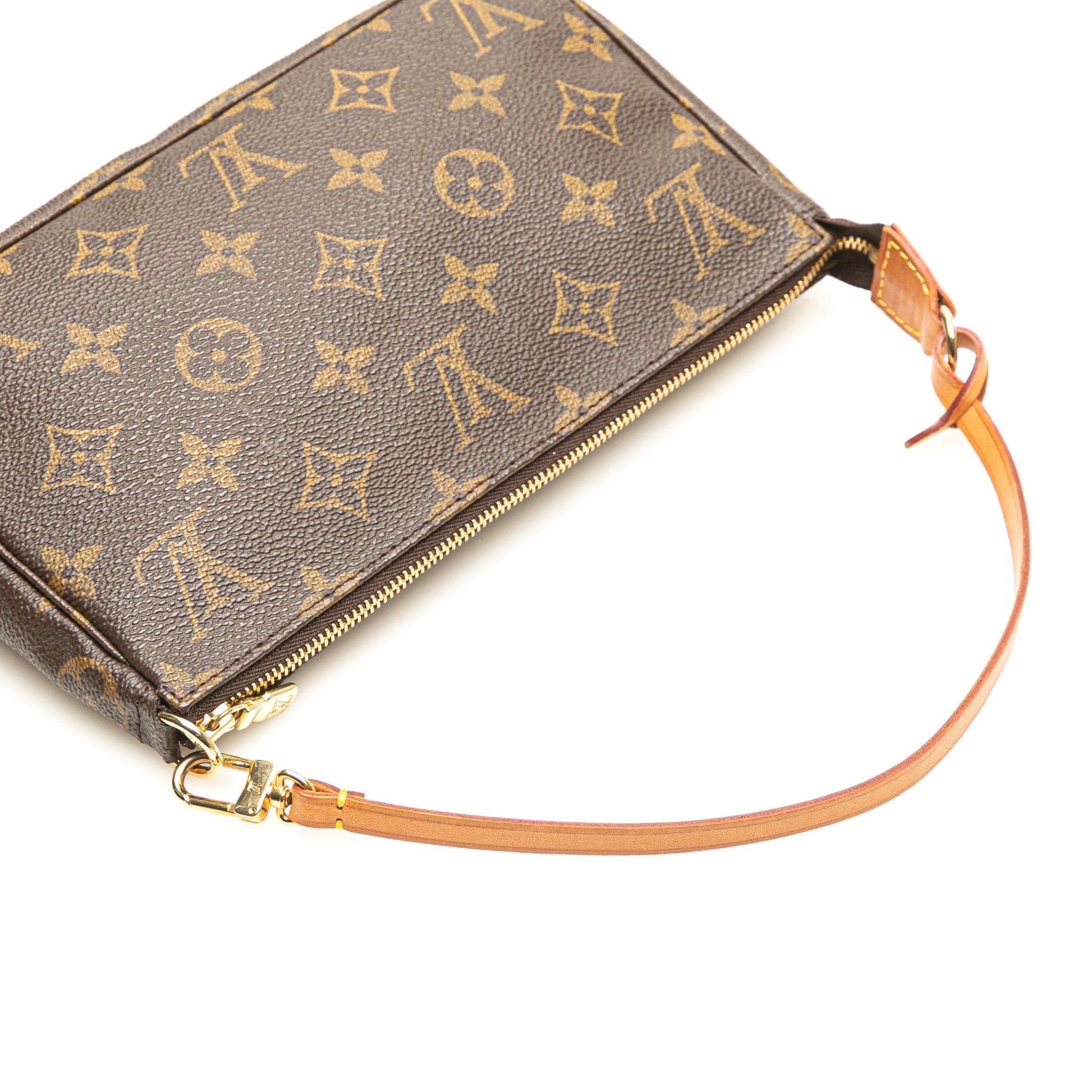 Second hand Louis Vuitton Pochette Canvas Pouch Clutch Monogram - Tabita Bags
