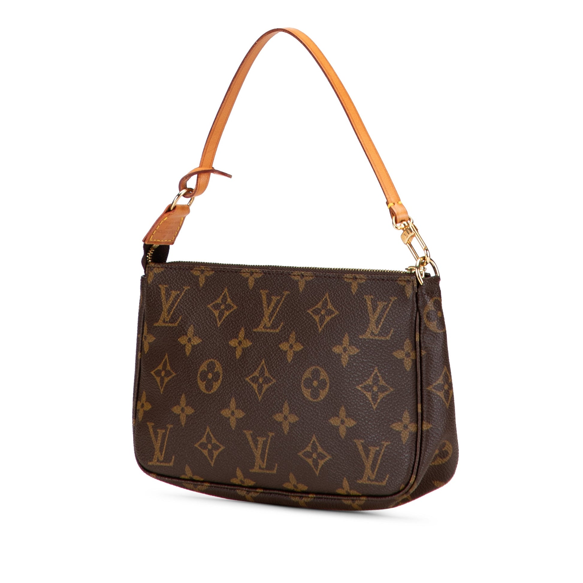 Second hand Louis Vuitton Pochette Canvas Pouch Clutch Monogram - Tabita Bags