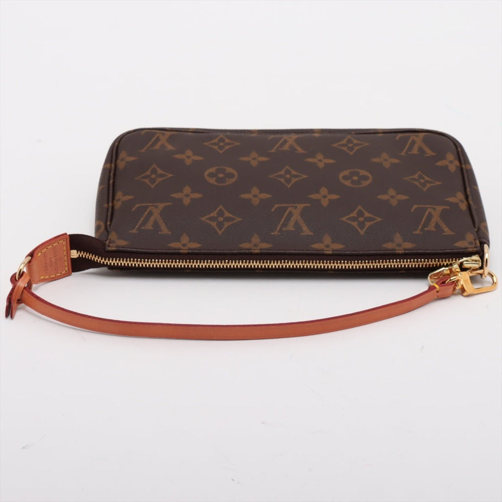 Second hand Louis Vuitton Pochette Canvas Pouch Clutch Monogram - Tabita Bags