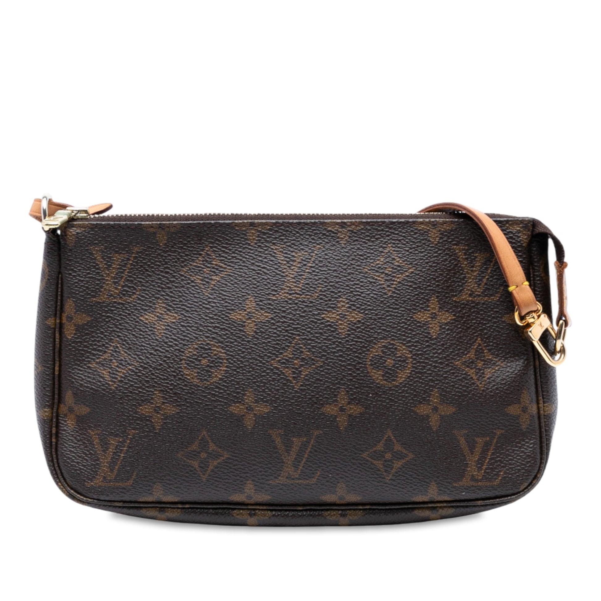 Second hand Louis Vuitton Pochette Canvas Pouch Clutch Monogram - Tabita Bags