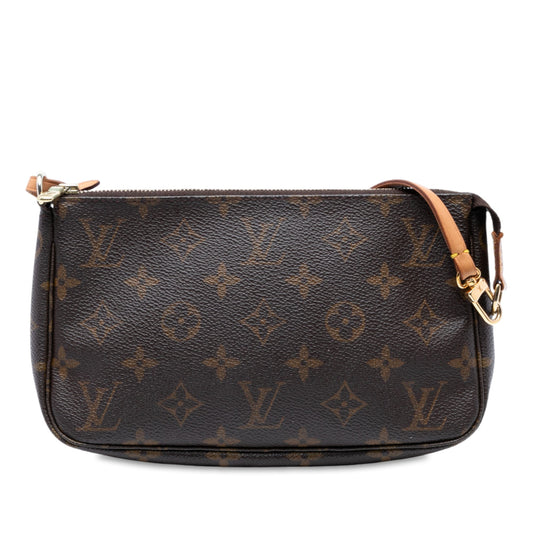 Second hand Louis Vuitton Pochette Canvas Pouch Clutch Monogram - Tabita Bags
