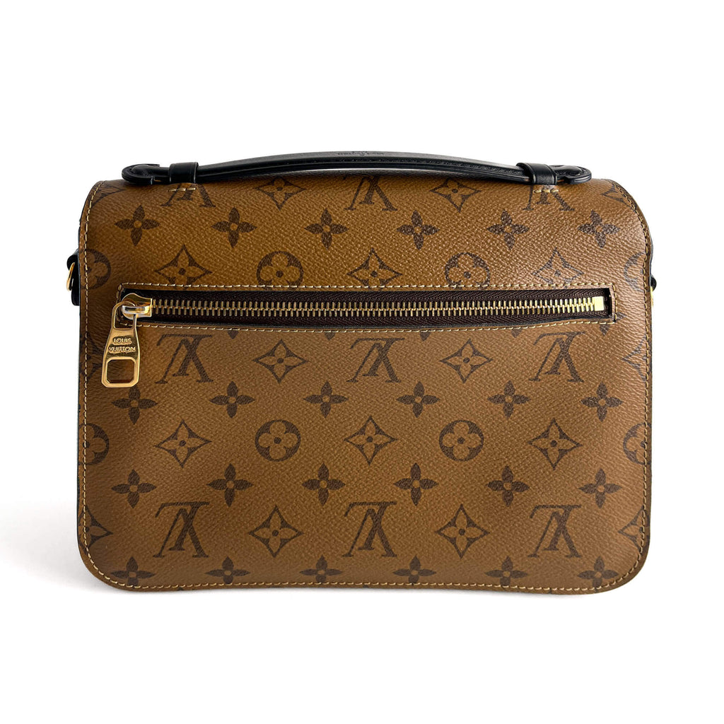 Second hand Louis Vuitton Pochette Métis Canvas 2 - Ways Flap Crossbody Monogram Reverse - Tabita Bags