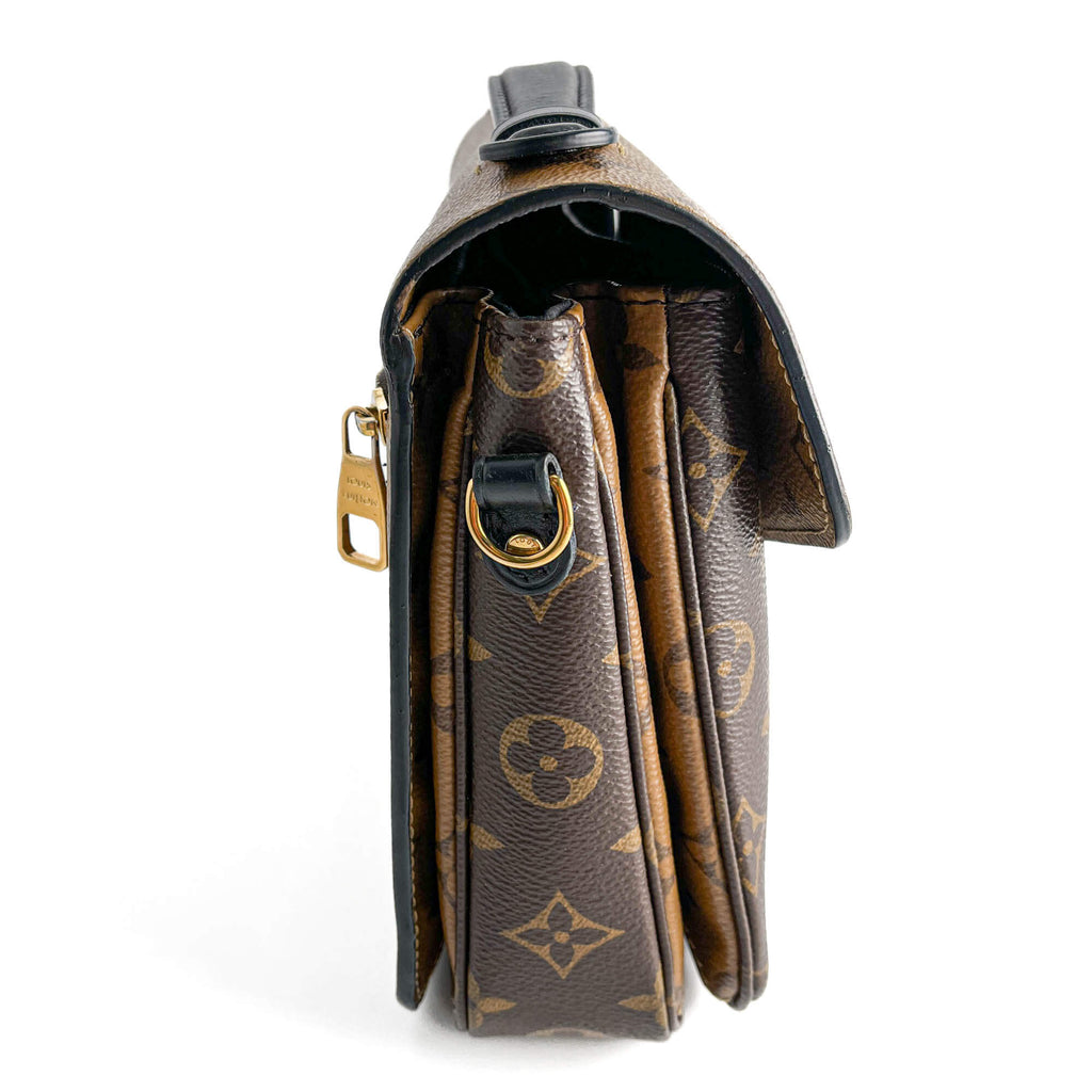 Second hand Louis Vuitton Pochette Métis Canvas 2 - Ways Flap Crossbody Monogram Reverse - Tabita Bags