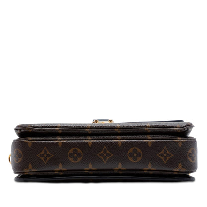 Second hand Louis Vuitton Pochette Métis Canvas Braided Handle Flap Crossbody Monogram - Tabita Bags