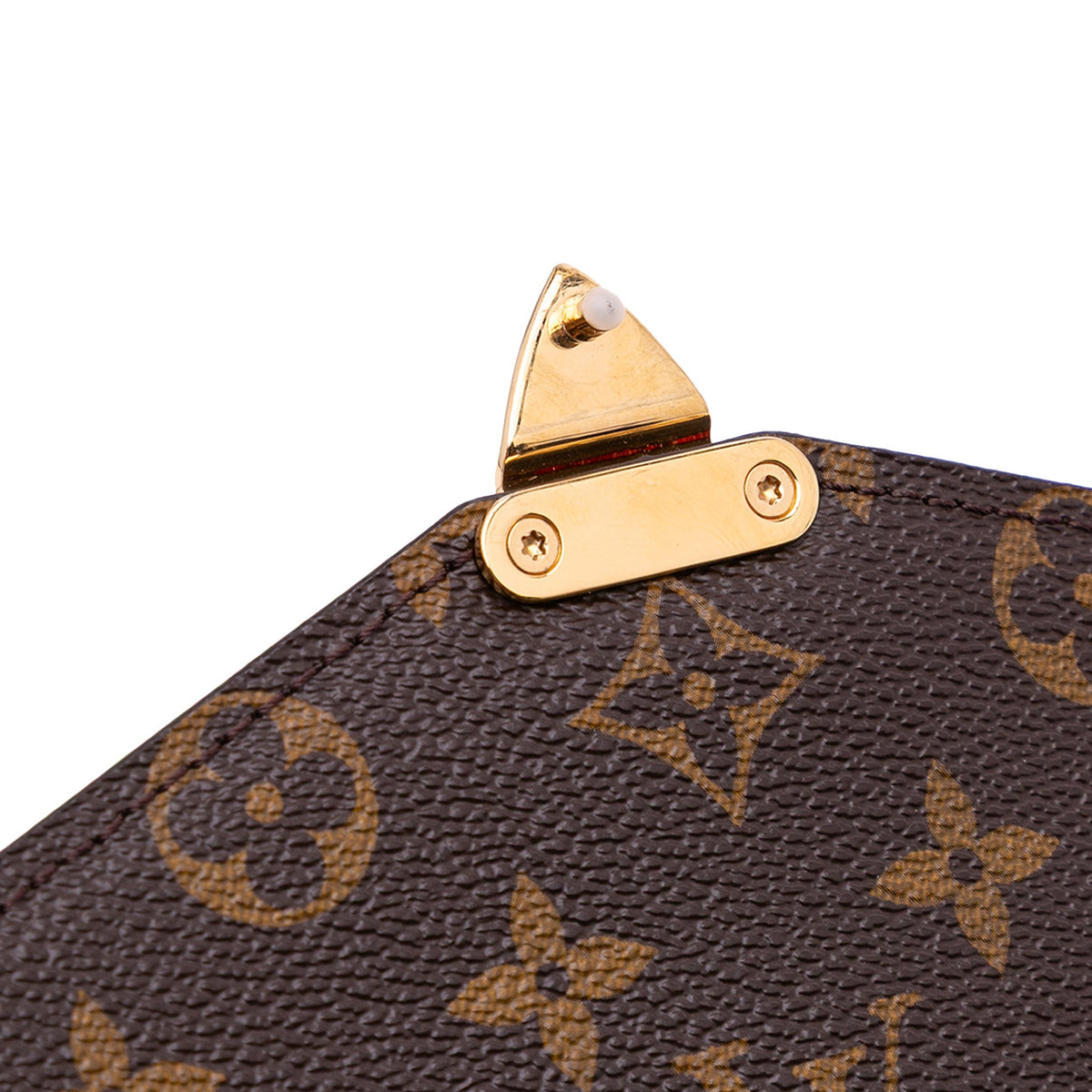 Second hand Louis Vuitton Pochette Métis Canvas Flap Crossbody Brown - Tabita Bags