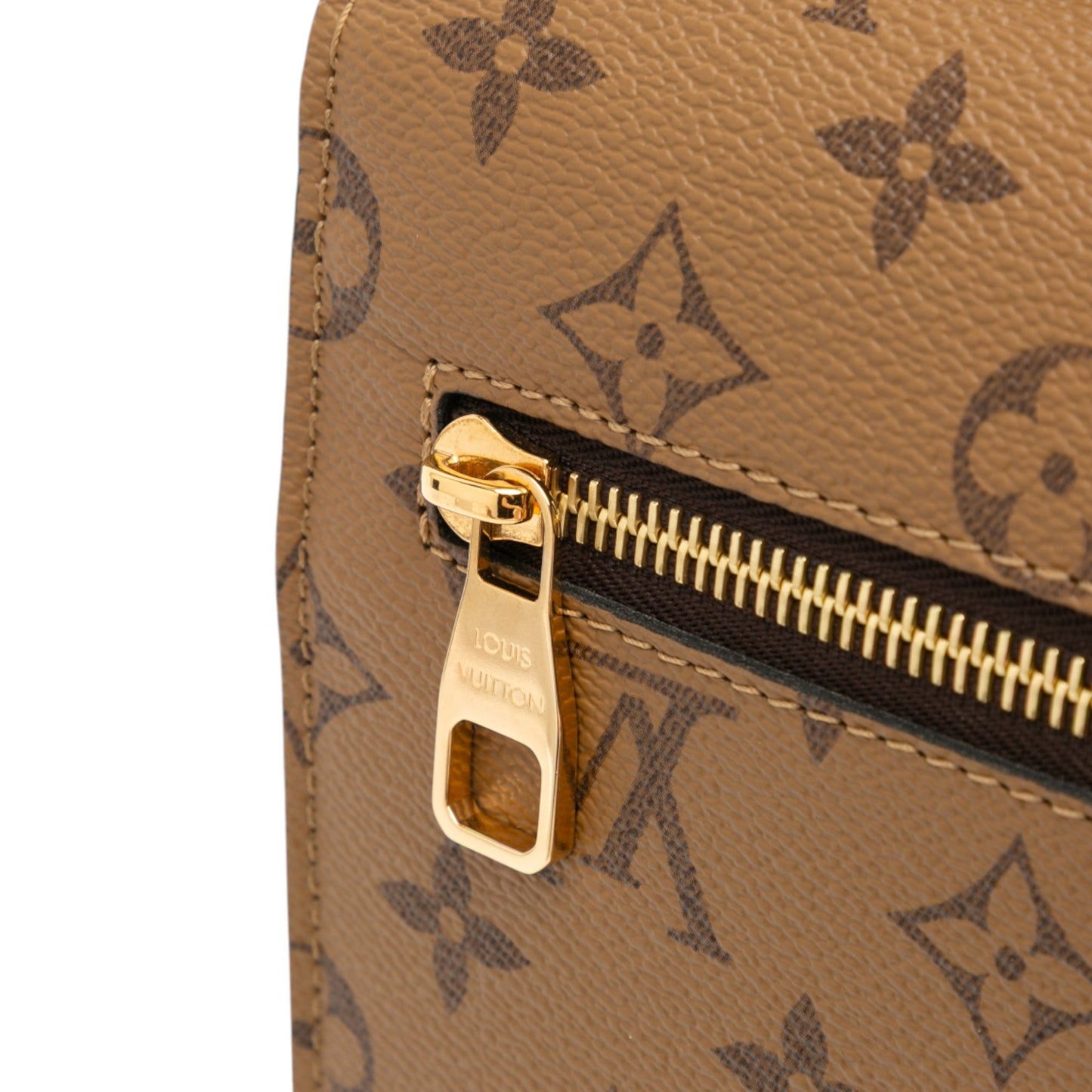 Second hand Louis Vuitton Pochette Métis Canvas Flap Crossbody Brown - Tabita Bags