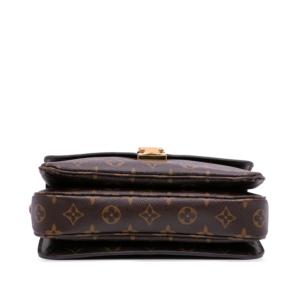 Second hand Louis Vuitton Pochette Métis Canvas Flap Crossbody Brown - Tabita Bags
