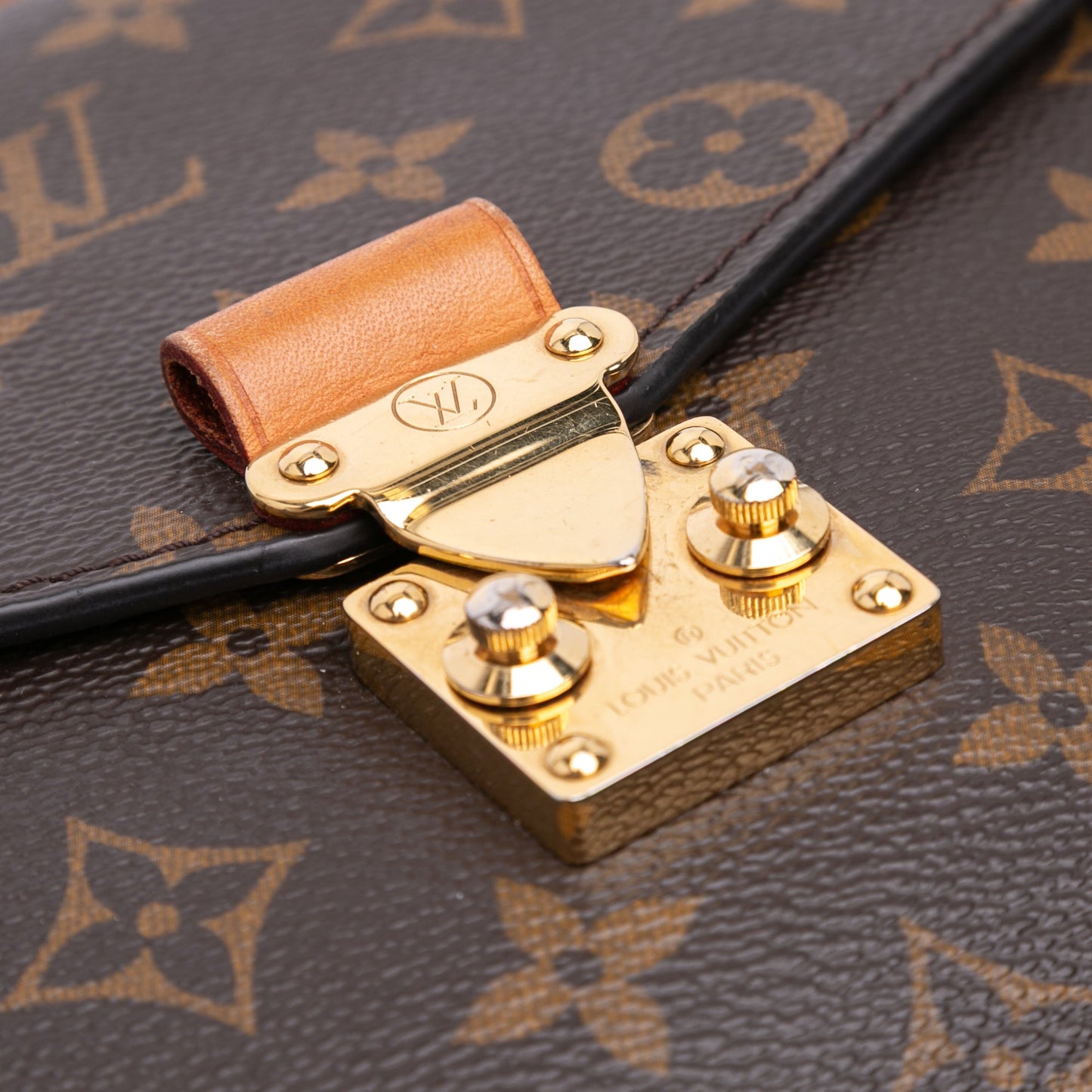 Second hand Louis Vuitton Pochette Métis Canvas Flap Crossbody Brown - Tabita Bags