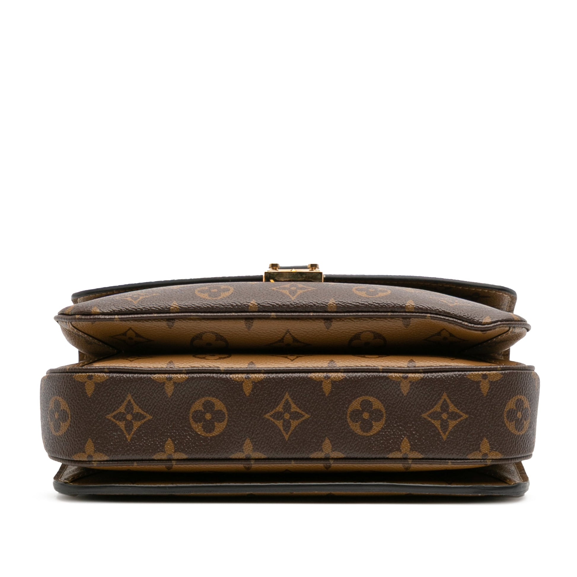 Second hand Louis Vuitton Pochette Métis Canvas Flap Crossbody Brown - Tabita Bags