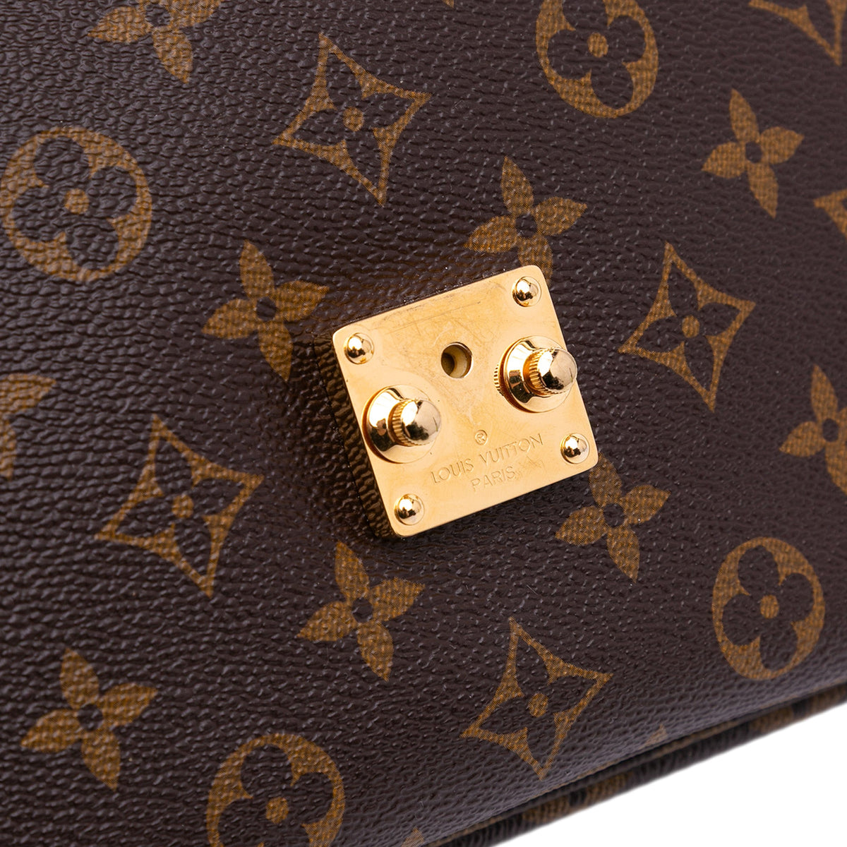 Second hand Louis Vuitton Pochette Métis Canvas Flap Crossbody Brown - Tabita Bags