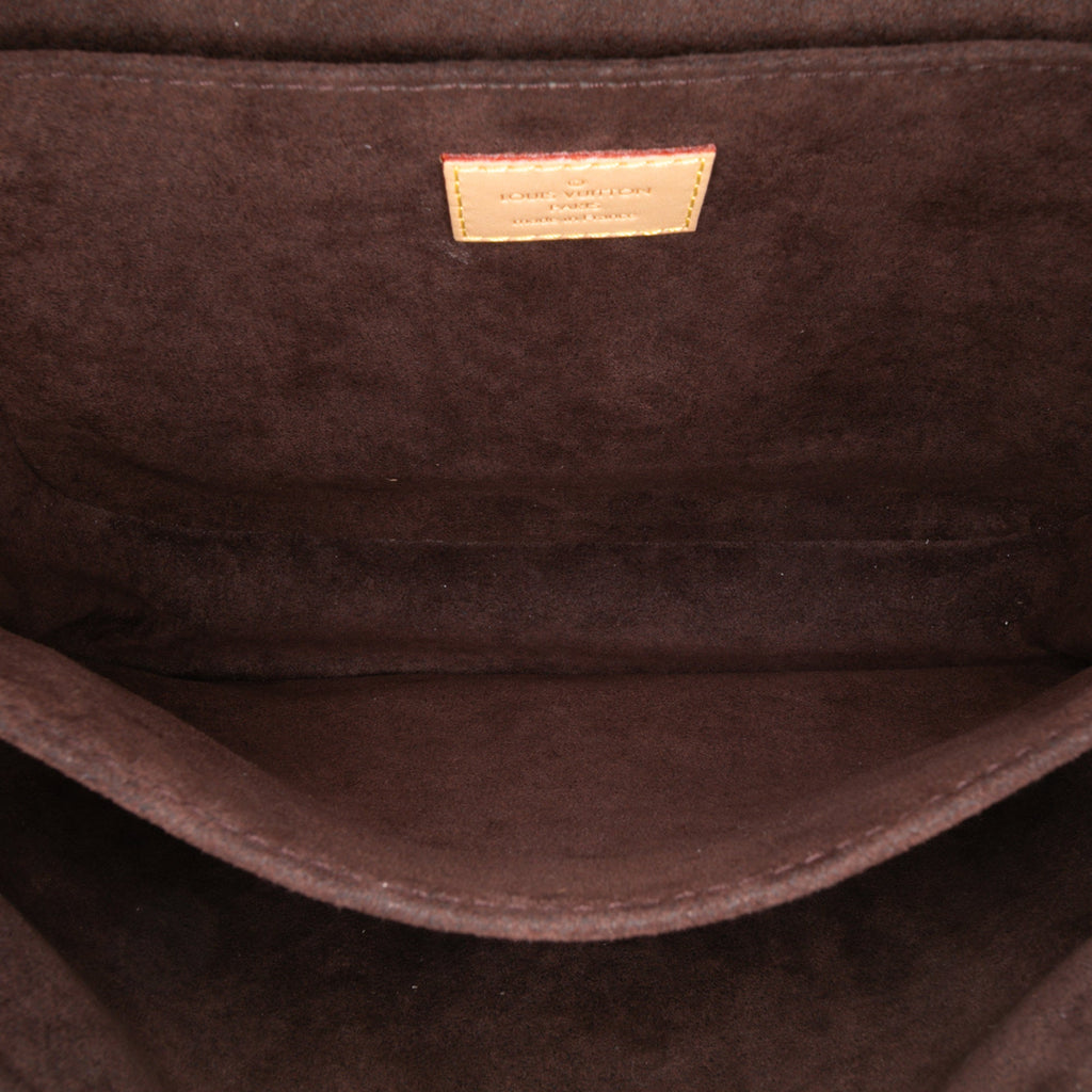 Second hand Louis Vuitton Pochette Métis Canvas Flap Crossbody Brown - Tabita Bags