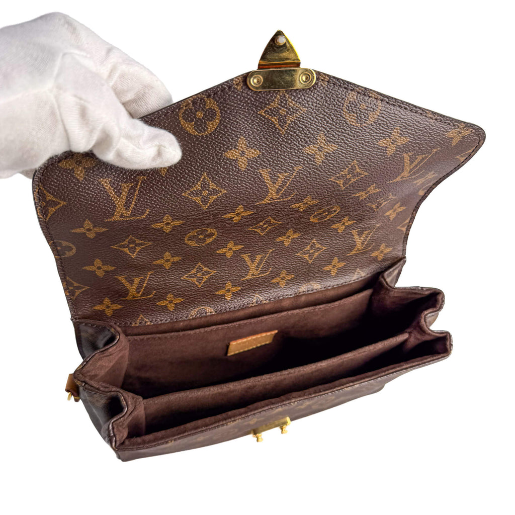 Second hand Louis Vuitton Pochette Metis Canvas Flap Crossbody Monogram - Tabita Bags