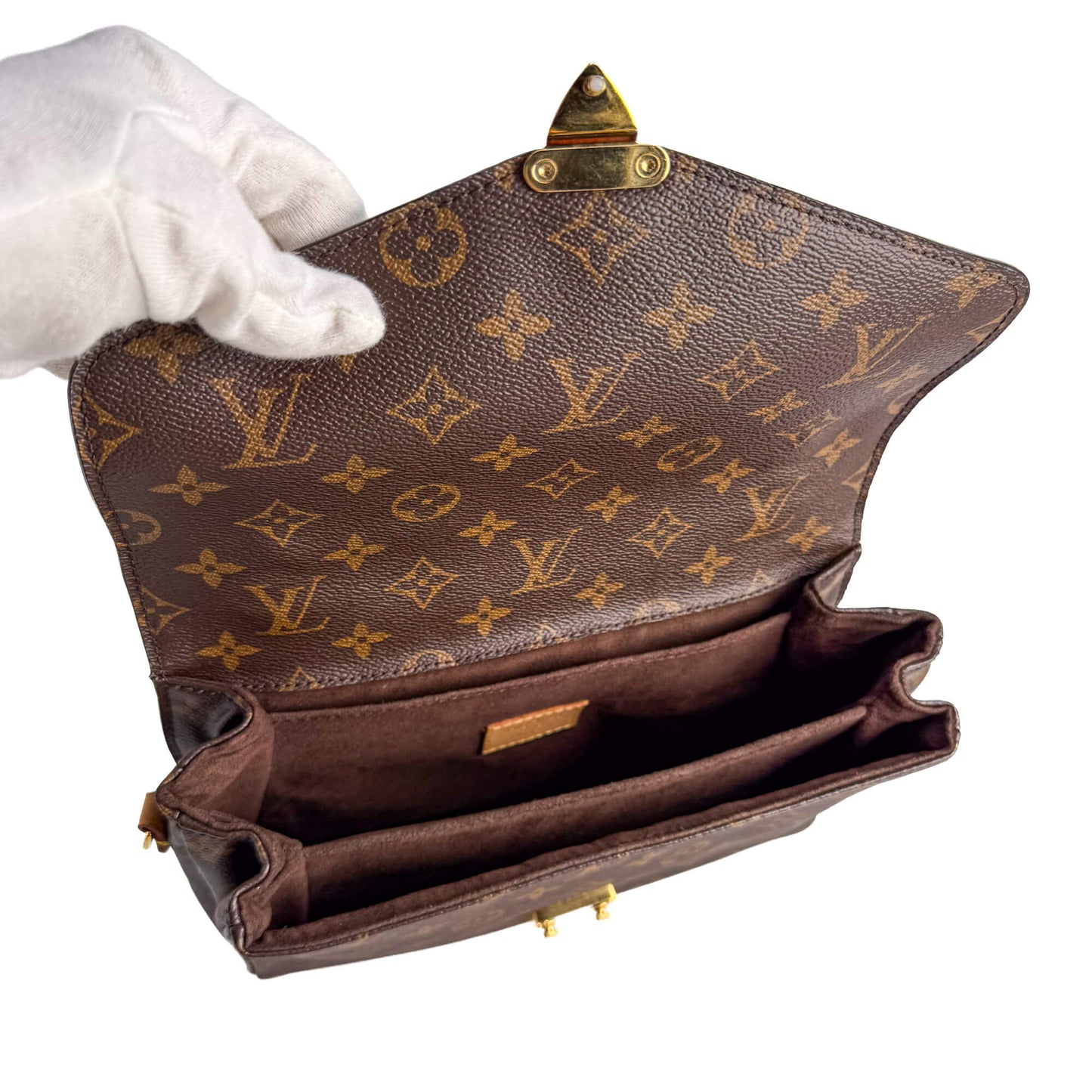 Second hand Louis Vuitton Pochette Metis Canvas Flap Crossbody Monogram - Tabita Bags