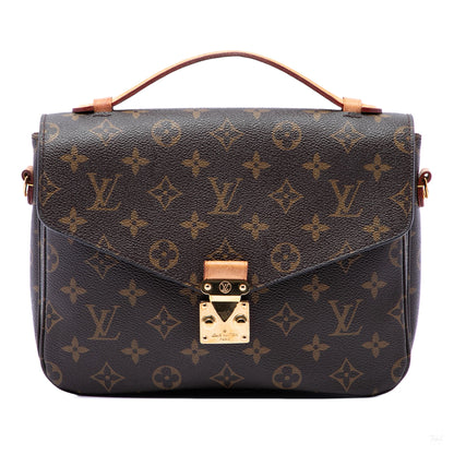 Second hand Louis Vuitton Pochette Metis Canvas Flap Crossbody Monogram - Tabita Bags