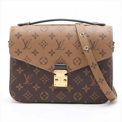 Second hand Louis Vuitton Pochette Metis Canvas Flap Crossbody Monogram Reverse - Tabita Bags