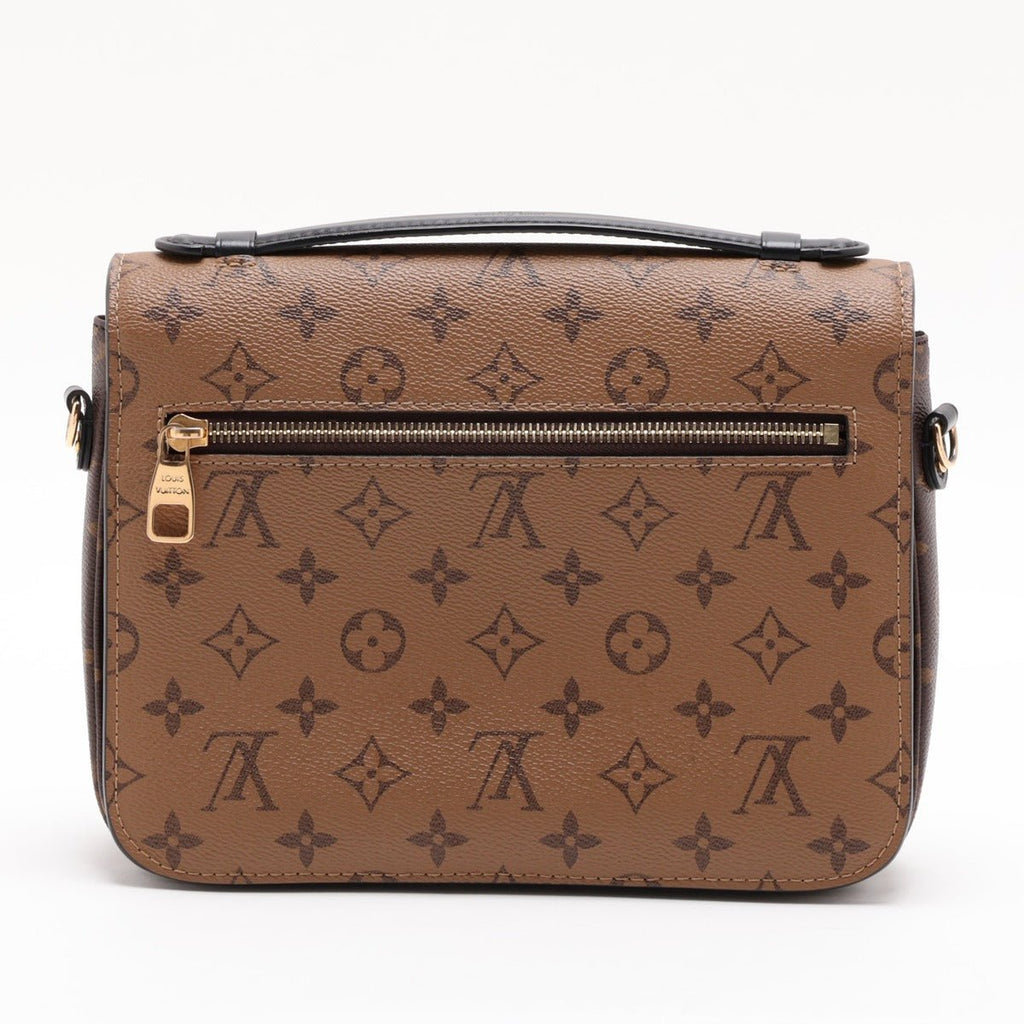 Second hand Louis Vuitton Pochette Metis Canvas Flap Crossbody Monogram Reverse - Tabita Bags