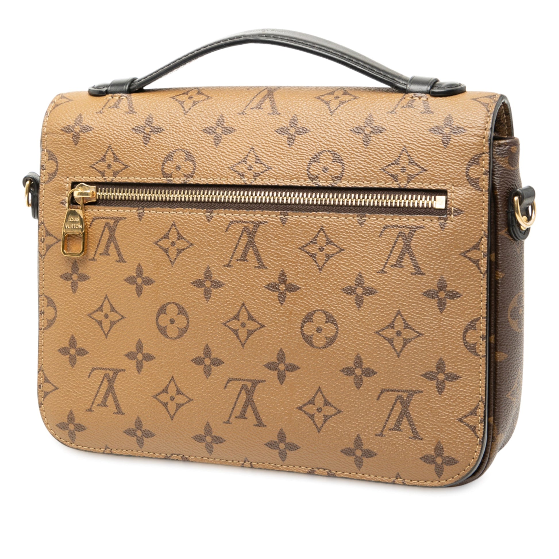 Second hand Louis Vuitton Pochette Métis Canvas Flap Crossbody Monogram Reverse - Tabita Bags
