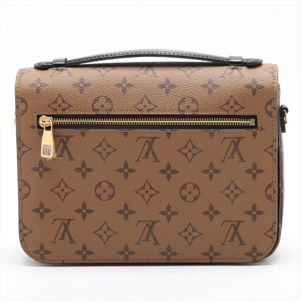 Second hand Louis Vuitton Pochette Metis Canvas Flap Crossbody Monogram Reverse - Tabita Bags