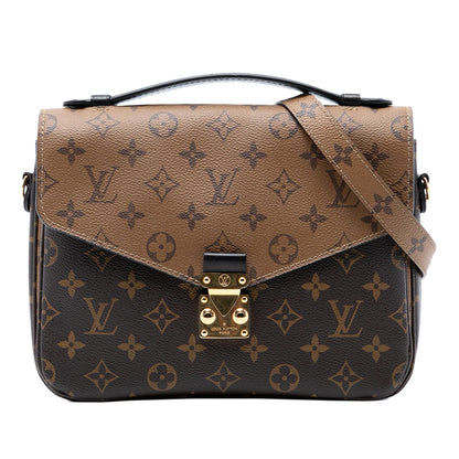 Second hand Louis Vuitton Pochette Métis Canvas Flap Crossbody Monogram Reverse - Tabita Bags