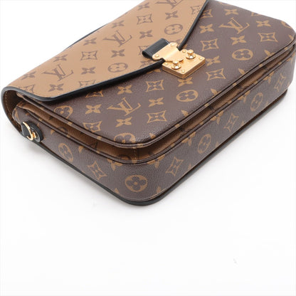 Second hand Louis Vuitton Pochette Metis Canvas Flap Crossbody Monogram Reverse - Tabita Bags