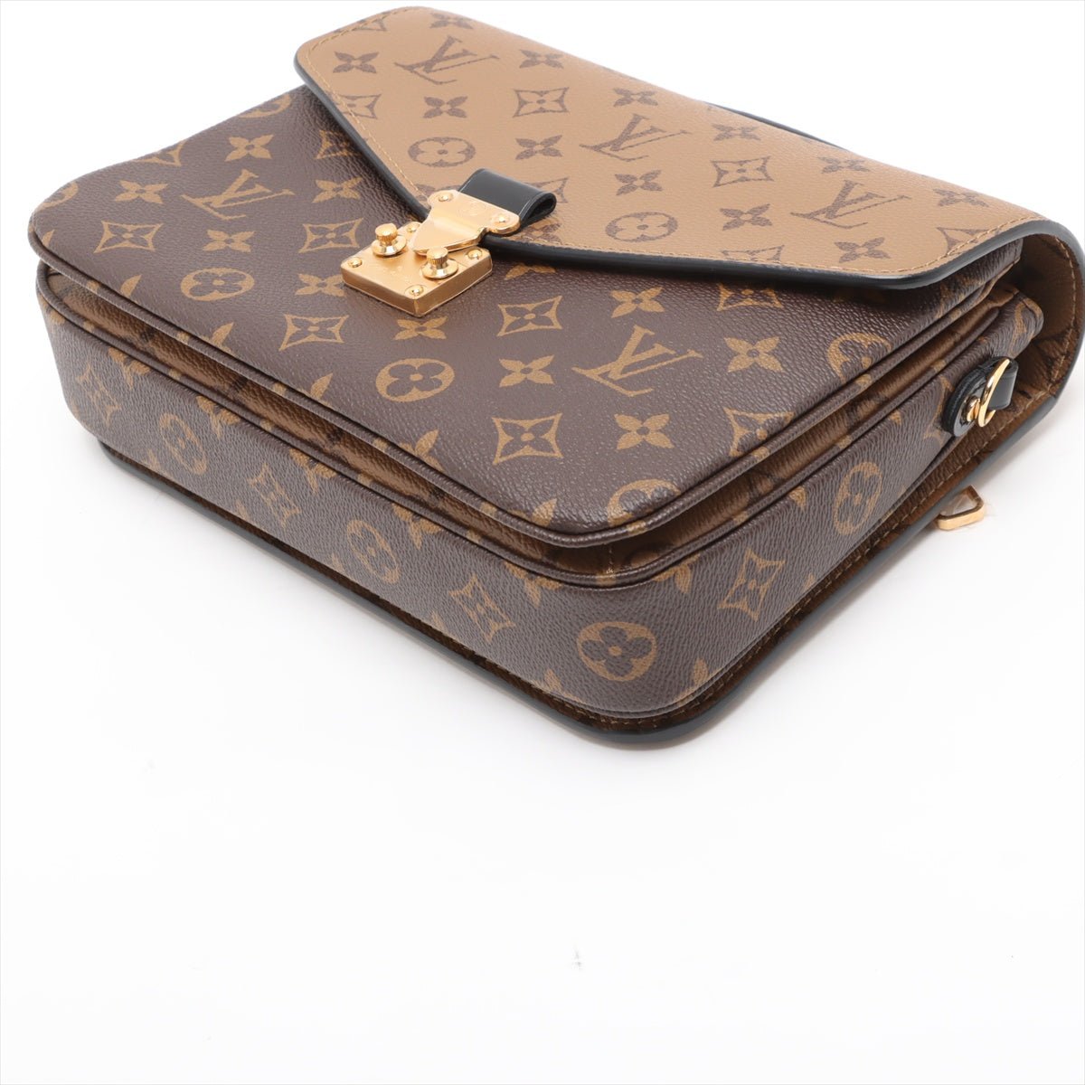 Second hand Louis Vuitton Pochette Metis Canvas Flap Crossbody Monogram Reverse - Tabita Bags