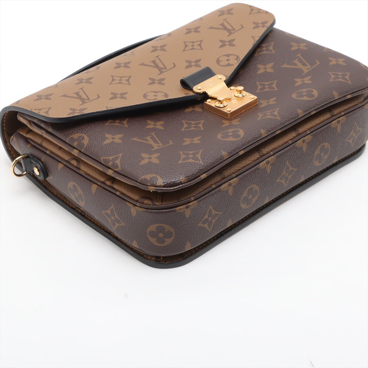 Second hand Louis Vuitton Pochette Metis Canvas Flap Crossbody Monogram Reverse - Tabita Bags
