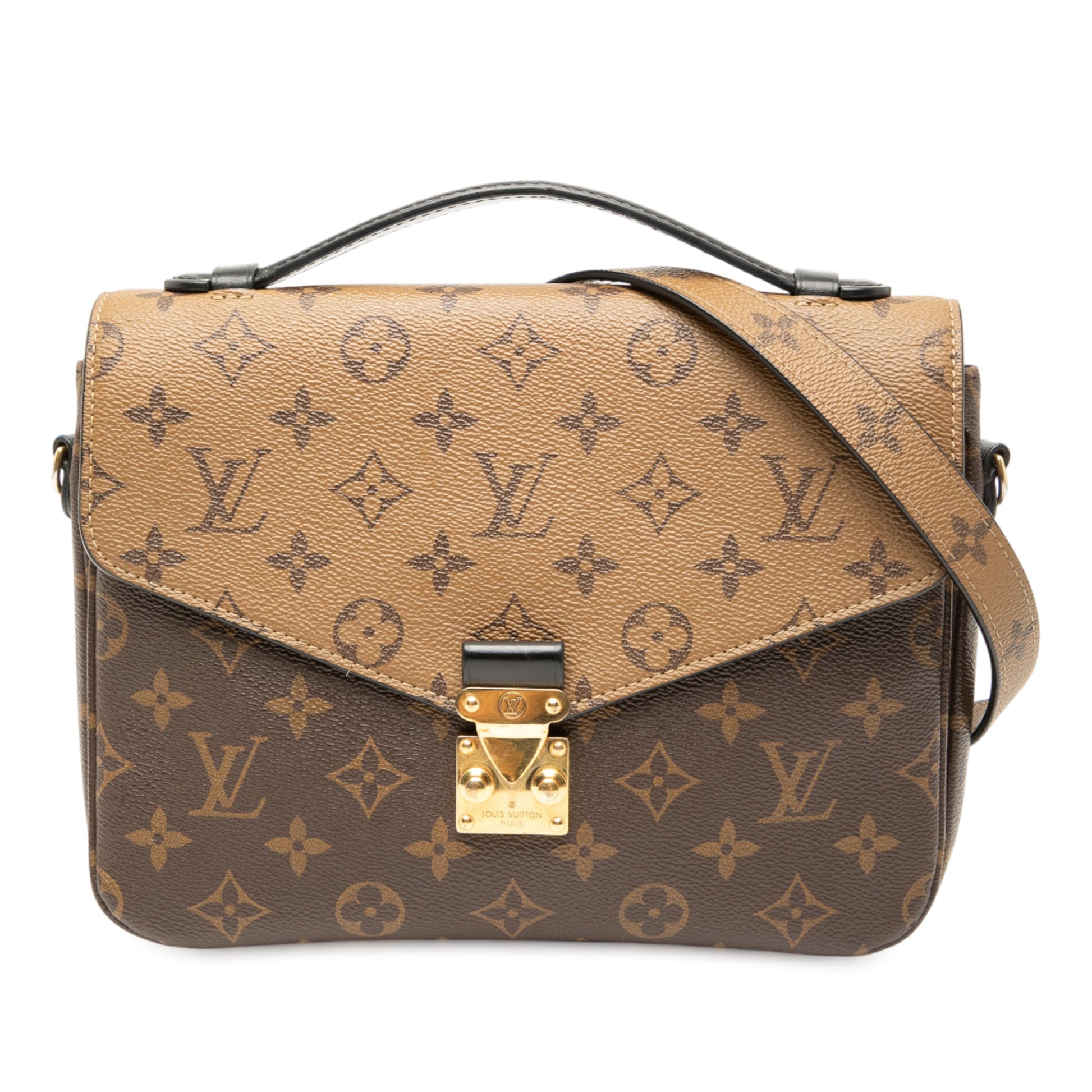 Second hand Louis Vuitton Pochette Métis Canvas Flap Crossbody Monogram Reverse - Tabita Bags
