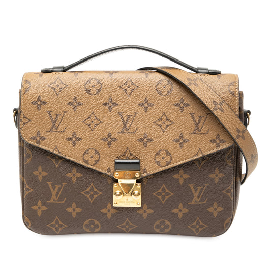 Second hand Louis Vuitton Pochette Métis Canvas Flap Crossbody Monogram Reverse - Tabita Bags