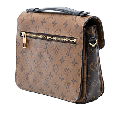 Second hand Louis Vuitton Pochette Métis Canvas Flap Crossbody Monogram Reverse - Tabita Bags