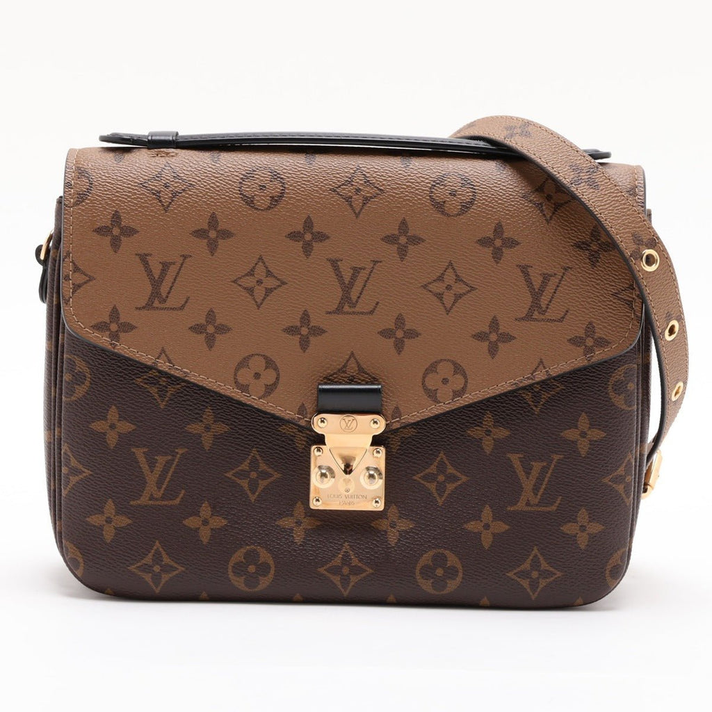 Second hand Louis Vuitton Pochette Metis Canvas Flap Crossbody Monogram Reverse - Tabita Bags
