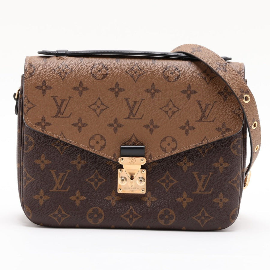 Second hand Louis Vuitton Pochette Metis Canvas Flap Crossbody Monogram Reverse - Tabita Bags