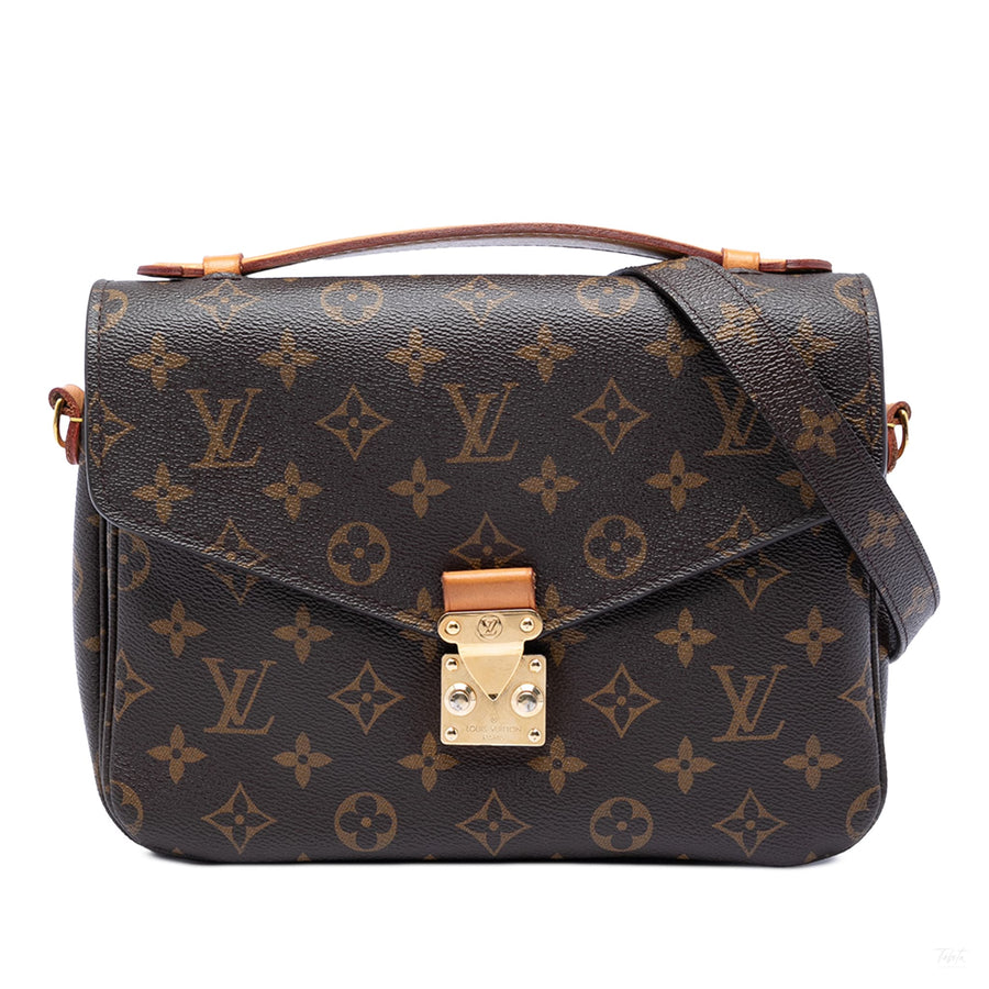 Second hand Louis Vuitton Pochette Metis Canvas Monogram Reverse Flap Crossbody Monogram - Tabita Bags