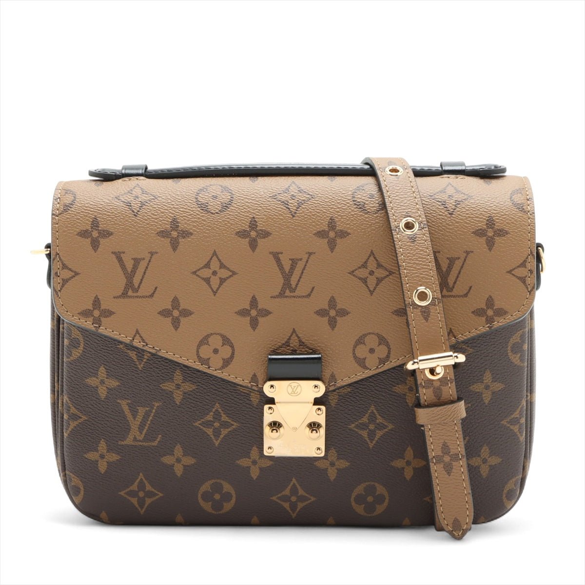 Second hand Louis Vuitton Pochette Metis Canvas Monogram Reverse Flap Crossbody Monogram Reverse - Tabita Bags