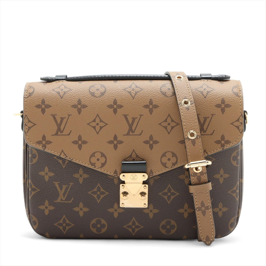 Second hand Louis Vuitton Pochette Metis Canvas Monogram Reverse Flap Crossbody Monogram Reverse - Tabita Bags