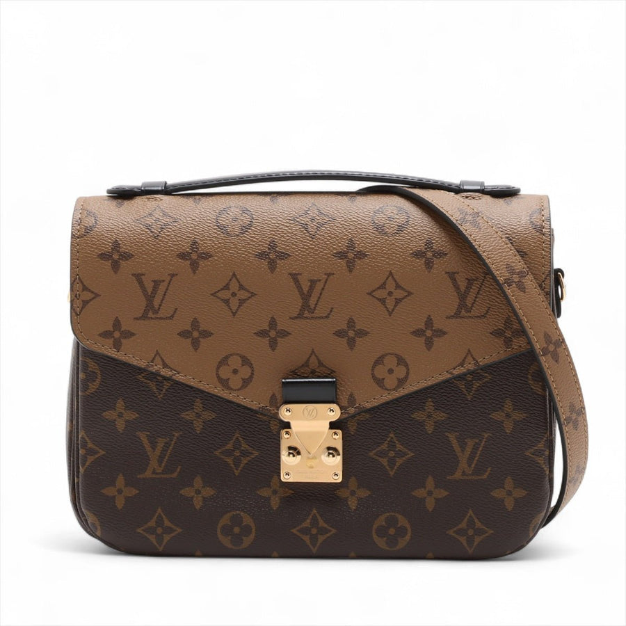Second hand Louis Vuitton Pochette Metis Canvas Monogram Reverse Flap Crossbody Monogram Reverse - Tabita Bags