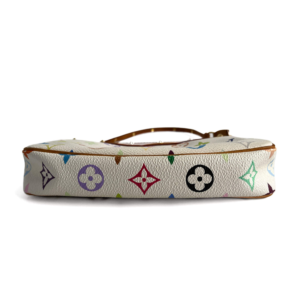 Second hand Louis Vuitton Pochette Murakami Multicolor Canvas Pouch Clutch Monogram - Tabita Bags