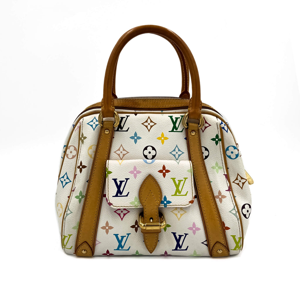 Second hand Louis Vuitton Priscilla Murakami Multicolor Canvas Top-handle Bag Monogram - Tabita Bags