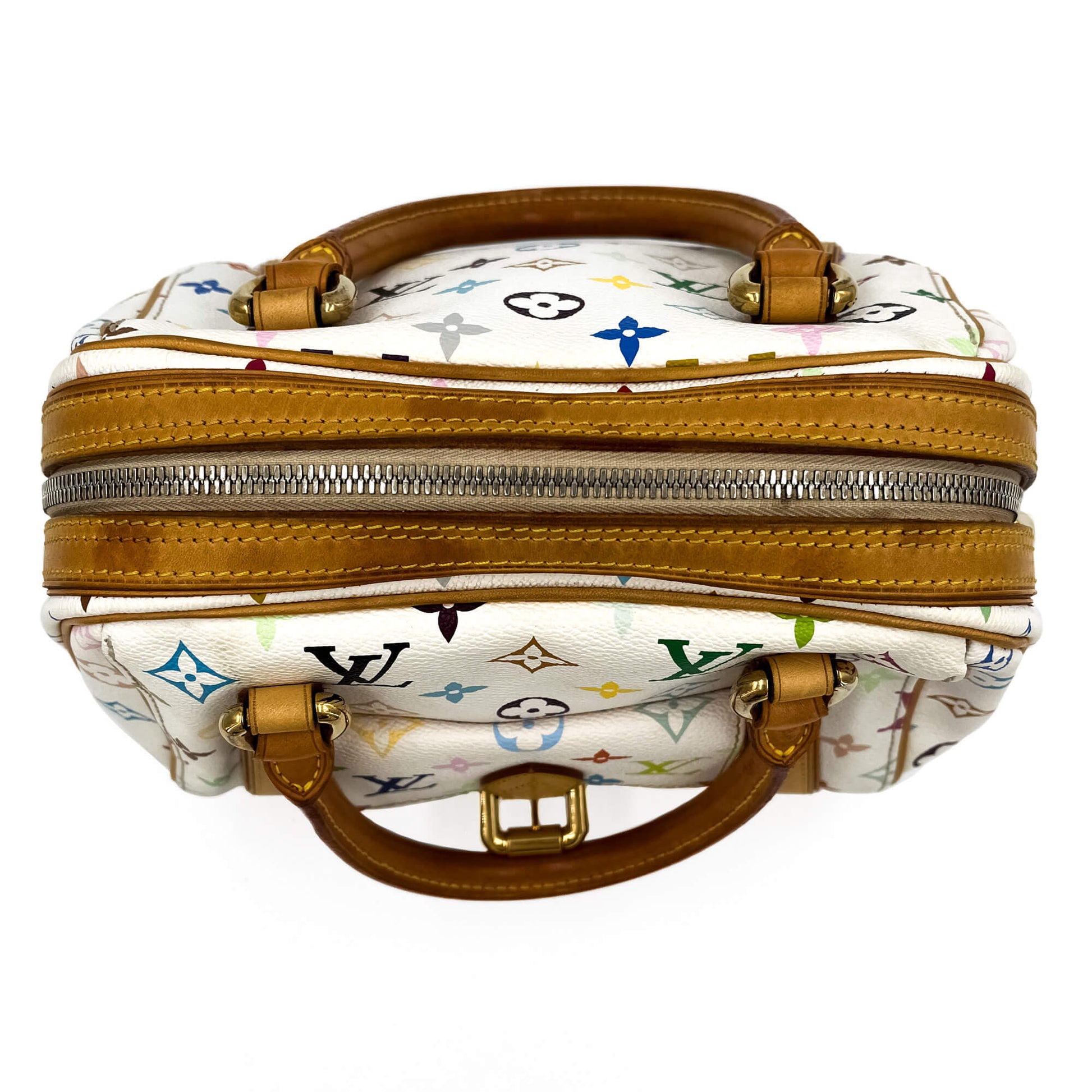 Second hand Louis Vuitton Priscilla Murakami Multicolor Canvas Top-handle Bag Monogram - Tabita Bags