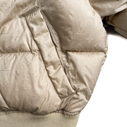 Second hand Louis Vuitton Quilted Jacket Canvas Ready to Wear Beige - Tabita Bags