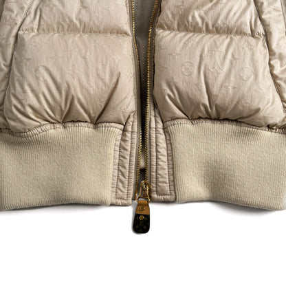 Second hand Louis Vuitton Quilted Jacket Canvas Ready to Wear Beige - Tabita Bags