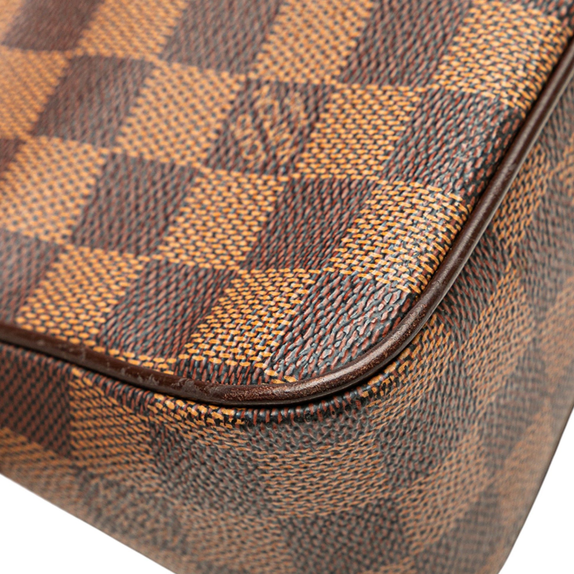 Second hand Louis Vuitton Recoleta Canvas Shoulder Bag Damier Ebene - Tabita Bags